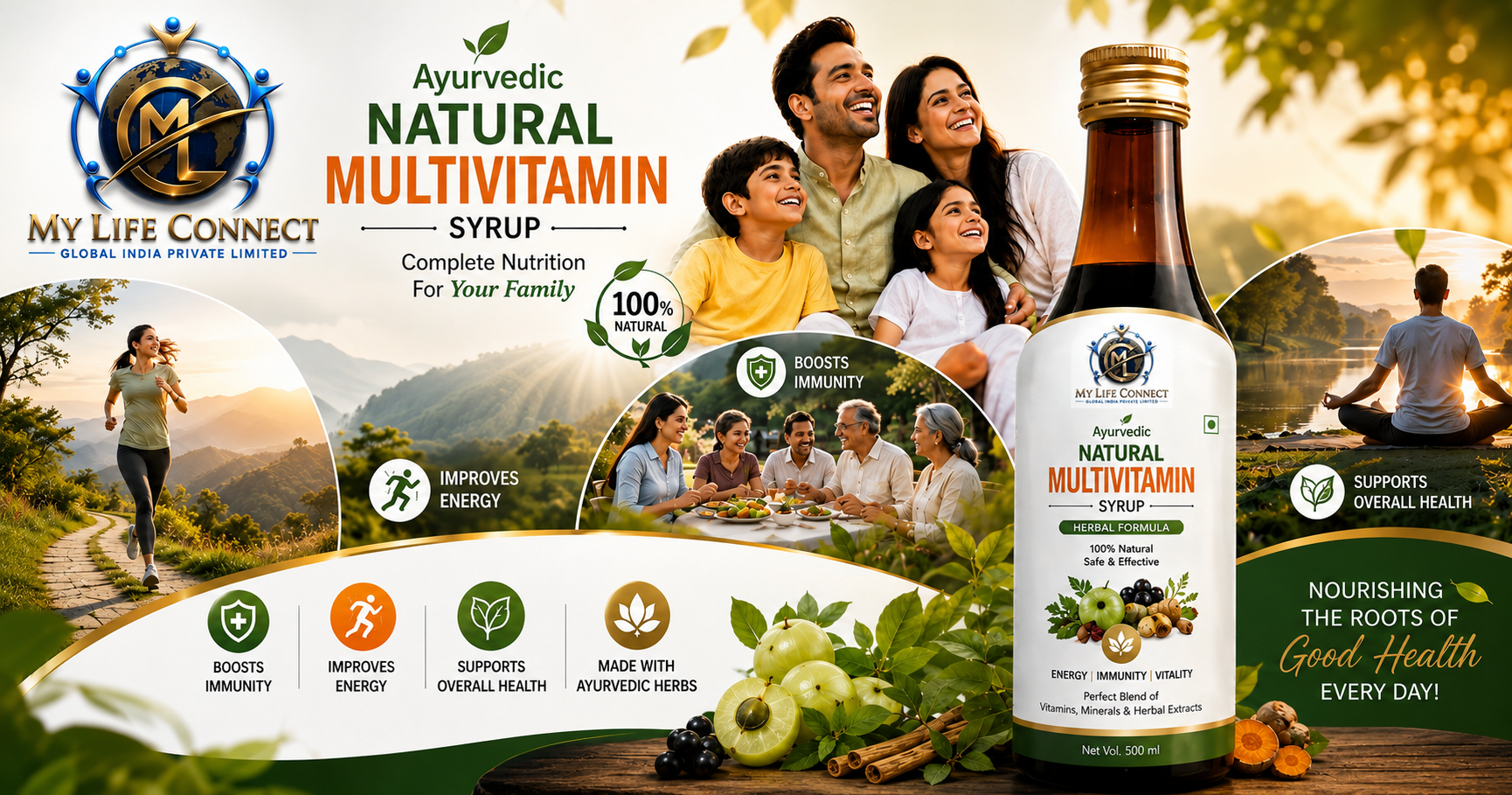 My Life Connect Ayurvedic Banner